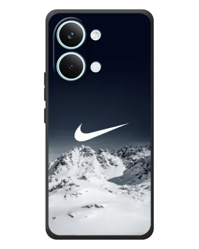 Чехол для Xiaomi Poco X8 Pro Max с картинкой «Nike — зимние горы»