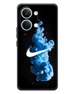 Чехол для Xiaomi Poco X8 Pro Max с картинкой «Nike и синий дым»