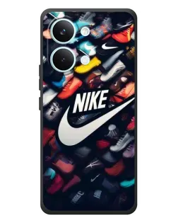 Чехол для Xiaomi Poco X8 Pro Max с картинкой «Коллекция кроссовок Nike»