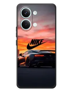 Чехол для Xiaomi Poco X8 Pro Max с картинкой «Nike и суперкар»