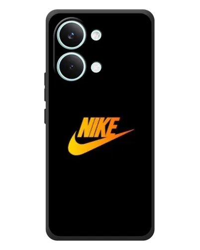 Чохол для Xiaomi Poco X8 Pro Max з картинкою «Золотий логотип Nike»