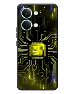 Чехол для Xiaomi Poco X8 Pro Max с картинкой «Nike — золотая искра»