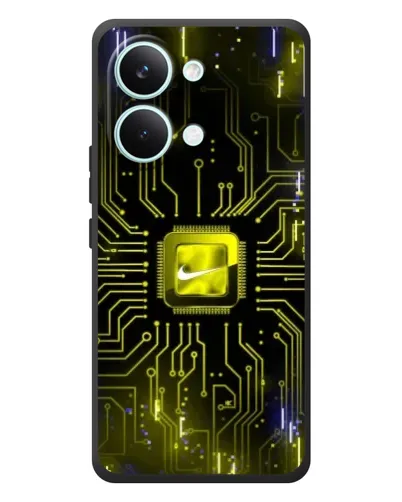 Чехол для Xiaomi Poco X8 Pro Max с картинкой «Nike — золотая искра»