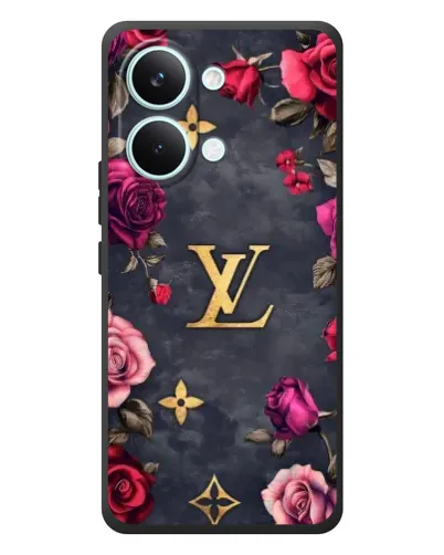 Чехол для Xiaomi Poco X8 Pro Max с картинкой «Цветочный Louis Vuitton»