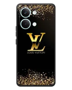 Чехол для Xiaomi Poco X8 Pro Max с картинкой «LV — золотые искры»