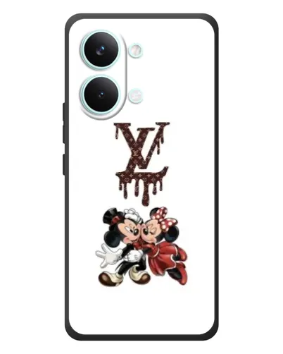 Чехол для Xiaomi Poco X8 Pro Max с картинкой «LV и Микки Маус»