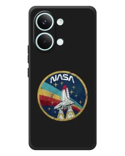 Чехол для Xiaomi Poco X8 Pro Max с картинкой «NASA — эмблема миссии»