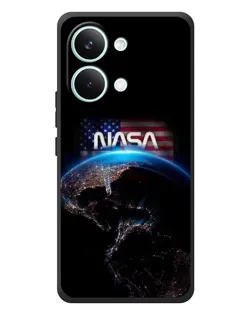 Чехол для Xiaomi Poco X8 Pro Max с картинкой «Земля из космоса NASA»