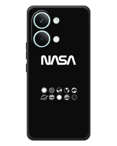 Чехол для Xiaomi Poco X8 Pro Max с картинкой «NASA — технический принт»