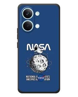 Чехол для Xiaomi Poco X8 Pro Max с картинкой «NASA — лунная миссия»