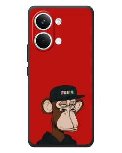 Чохол для Xiaomi Poco X8 Pro Max з картинкою «Bored Ape — червоний фон» Чохол для Xiaomi Poco X8 Pro Max з картинкою «Bored Ape — червоний фон»