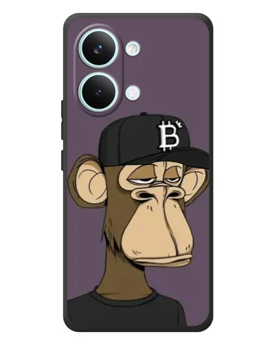 Чехол для Xiaomi Poco X8 Pro Max с картинкой «Bored Ape в кепке»