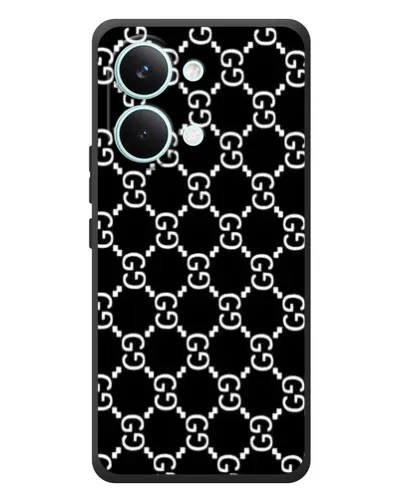 Чехол для Xiaomi Poco X8 Pro Max с картинкой «Gucci — сетчатый паттерн»