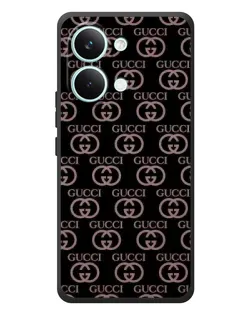 Чехол для Xiaomi Poco X8 Pro Max с картинкой «Классическая монограмма Gucci»