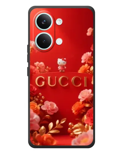 Чехол для Xiaomi Poco X8 Pro Max с картинкой «Gucci — золотой сад»