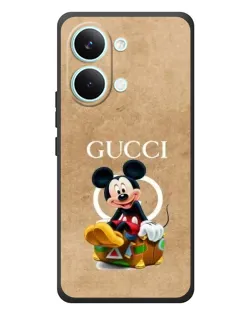 Чехол для Xiaomi Poco X8 Pro Max с картинкой «Микки Маус Gucci — крафт»