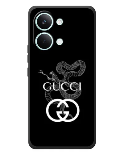 Чехол для Xiaomi Poco X8 Pro Max с картинкой «Gucci — серебряная змея»