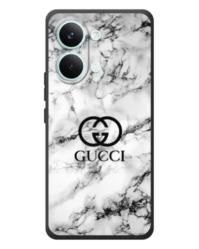 Чехол для Xiaomi Poco X8 Pro Max с картинкой «Gucci — мраморный шик»