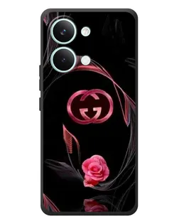 Чехол для Xiaomi Poco X8 Pro Max с картинкой «Gucci — неоновая роза»