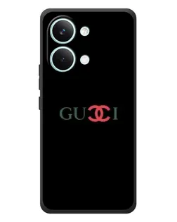 Чехол для Xiaomi Poco X8 Pro Max с картинкой «Gucci — красный градиент»