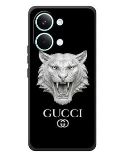 Чохол для Xiaomi Poco X8 Pro Max з картинкою «Gucci — срібний лев»