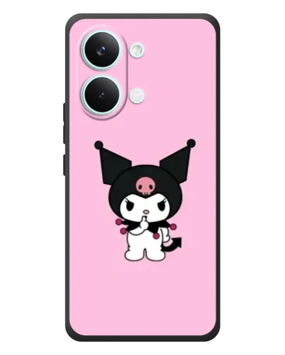 Чехол для Xiaomi Poco X8 Pro Max с картинкой «Kuromi — розовая нежность»