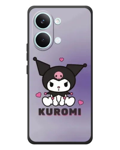 Чехол для Xiaomi Poco X8 Pro Max с картинкой «Kuromi — фиолетовый арт»