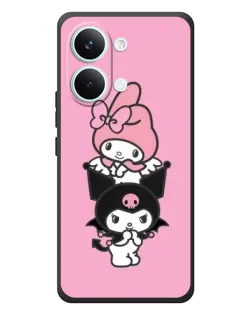 Чехол для Xiaomi Poco X8 Pro Max с картинкой «Трио My Melody и Kuromi»