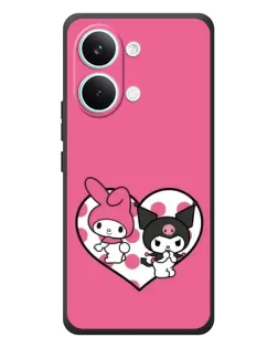 Чехол для Xiaomi Poco X8 Pro Max с картинкой «Kuromi и My Melody»