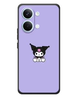 Чехол для Xiaomi Poco X8 Pro Max с картинкой «Kuromi — фиолетовый минимализм»