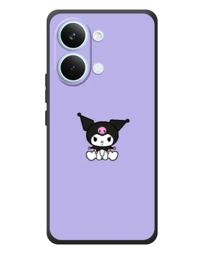 Чехол для Xiaomi Poco X8 Pro Max с картинкой «Kuromi — фиолетовый минимализм»