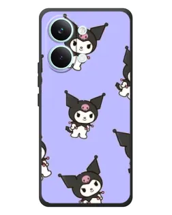 Чехол для Xiaomi Poco X8 Pro Max с картинкой «Паттерн с Kuromi»