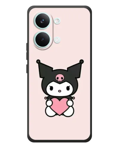 Чехол для Xiaomi Poco X8 Pro Max с картинкой «Kuromi и сердце»