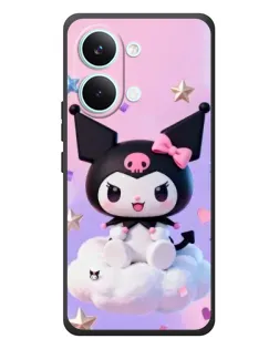 Чехол для Xiaomi Poco X8 Pro Max с картинкой «Рок-звезда Kuromi»