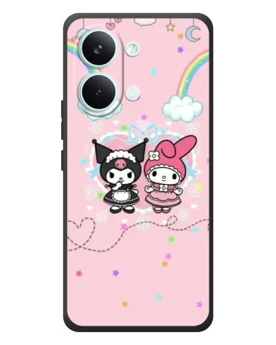 Чехол для Xiaomi Poco X8 Pro Max с картинкой «My Melody и Kuromi»