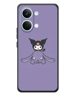 Чехол для Xiaomi Poco X8 Pro Max с картинкой «Kuromi на лиловом фоне»