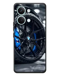 Чехол для Xiaomi Poco X8 Pro Max с картинкой «Колесо BMW вблизи»