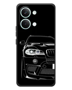 Чехол для Xiaomi Poco X8 Pro Max с картинкой «Темный силуэт BMW»