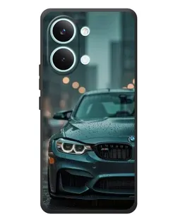 Чехол для Xiaomi Poco X8 Pro Max с картинкой «BMW в огнях города»