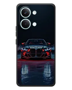 Чехол для Xiaomi Poco X8 Pro Max с картинкой «BMW на мокрой дороге»