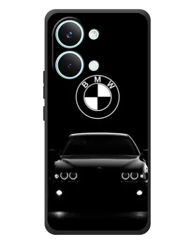 Чехол для Xiaomi Poco X8 Pro Max с картинкой «BMW — взгляд из темноты»
