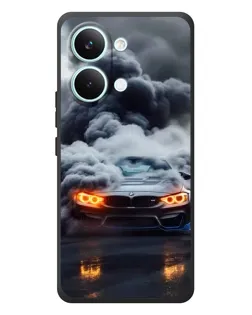 Чехол для Xiaomi Poco X8 Pro Max с картинкой «BMW в дыму»