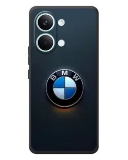 Чехол для Xiaomi Poco X8 Pro Max с картинкой «Логотип BMW — минимализм»