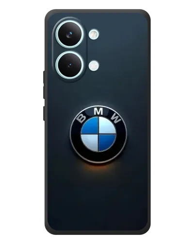 Чехол для Xiaomi Poco X8 Pro Max с картинкой «Логотип BMW — минимализм»
