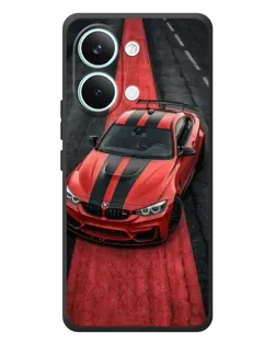Чехол для Xiaomi Poco X8 Pro Max с картинкой «BMW на красной дорожке»