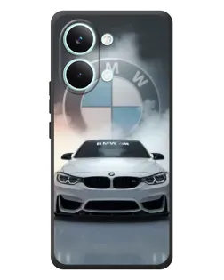 Чохол для Xiaomi Poco X8 Pro Max з картинкою «BMW в білому диму» Чохол для Xiaomi Poco X8 Pro Max з картинкою «BMW в білому диму»