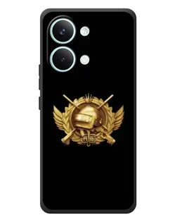 Чехол для Xiaomi Poco X8 Pro Max с картинкой «PUBG — оранжевый градиент»