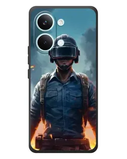 Чехол для Xiaomi Poco X8 Pro Max с картинкой «PUBG — реалистичный герой»