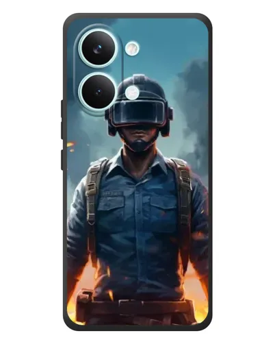 Чехол для Xiaomi Poco X8 Pro Max с картинкой «PUBG — реалистичный герой»