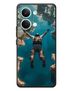 Чехол для Xiaomi Poco X8 Pro Max с картинкой «PUBG — свободное падение»